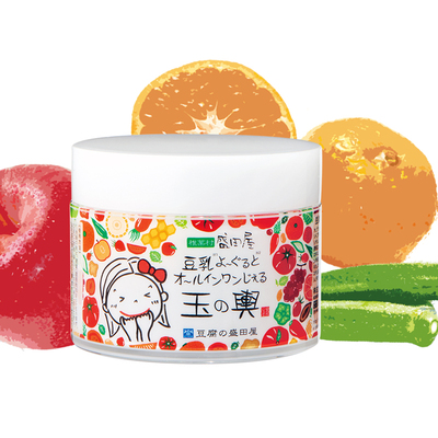 豆腐盛田屋保湿啫喱霜豆乳酸奶四合一精华面霜玉之兴日本进口80g
