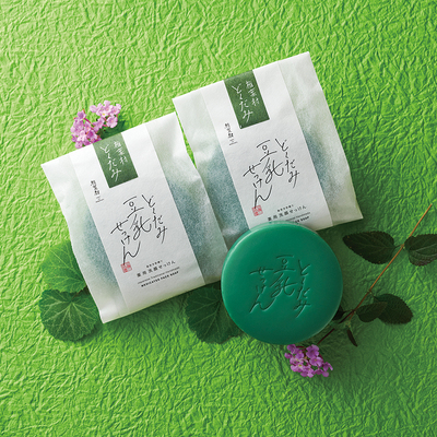 盛田屋豆腐鱼腥草豆乳洁面皂手工皂椎叶村调理痘痘肌日本进口100g