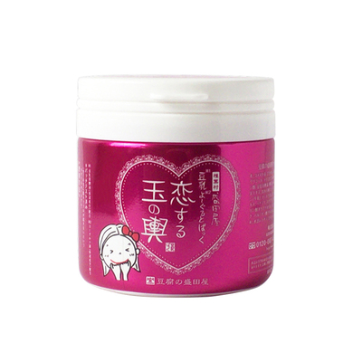 盛田屋豆腐玉兴豆乳酸奶玫瑰面膜女水洗学生补水恋上日本进口150g